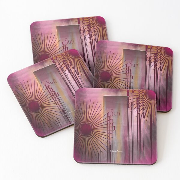 Item preview, SUN - Two suns in pink light radiate warm energy designed and sold by uskARpT.