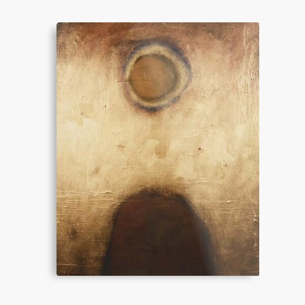 Gold Monolith Metal Print