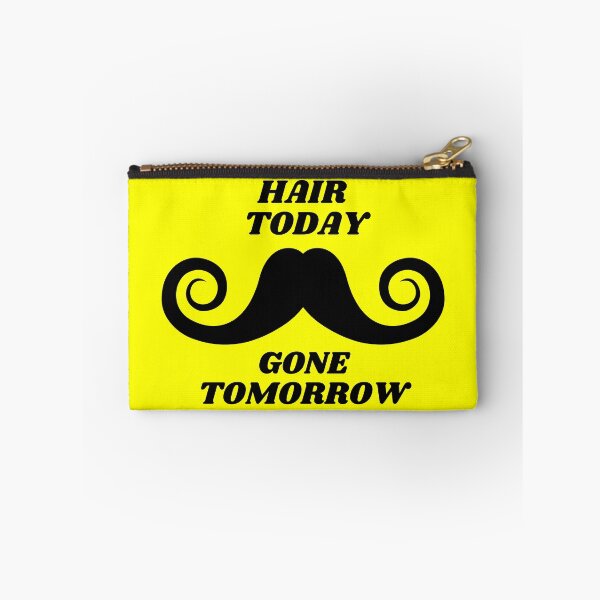 Item preview, Hair Today. Gone Tomorrow. Funny Movember Puns Mustache Design.  designed and sold by mind-illusions.