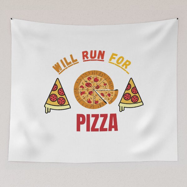 Item preview, Will Run For Pizza designed and sold by The Full Cart.