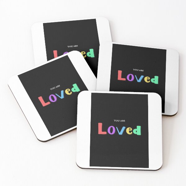 Item preview, You Are Loved Quote Art Design Inspirational Moti designed and sold by vividpixelusa.