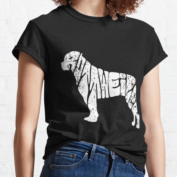 Rottweiler Typo Silhouette Dog Lovers Classic T-Shirt