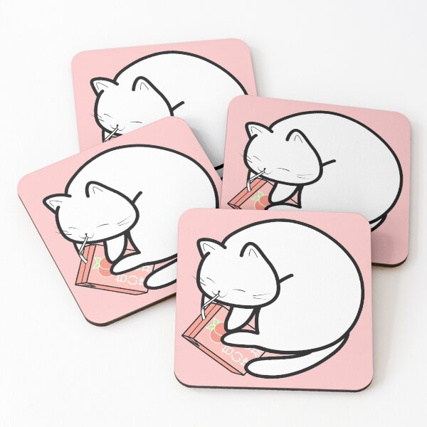 Item preview, Cat with japanese juice box designed and sold by Shinchiller.