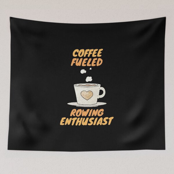 Item preview, coffee fueled rowing enthusiast designed and sold by SnowballStep.