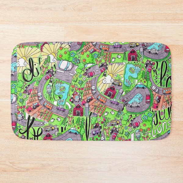 Item preview, Repeating Pattern Print Based On "Difficult Roads Often Lead To Beautiful Destinations" designed and sold by LouiseFranksArt.