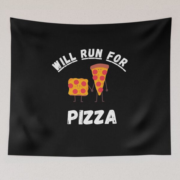 Item preview, Will Run For Pizza designed and sold by The Full Cart.