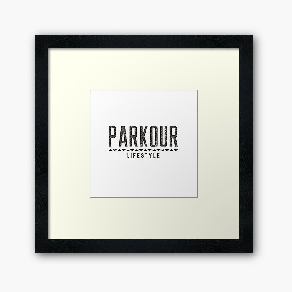 Parkour Lifestyle Framed Art Print