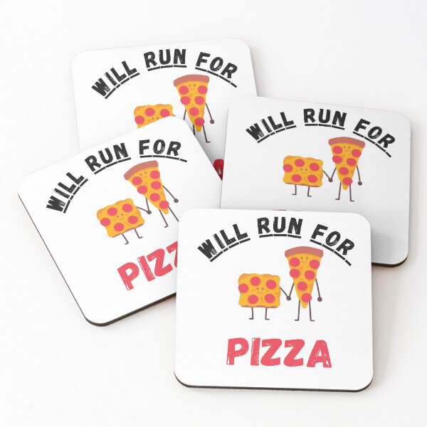 Item preview, Will Run For Pizza designed and sold by The Full Cart.