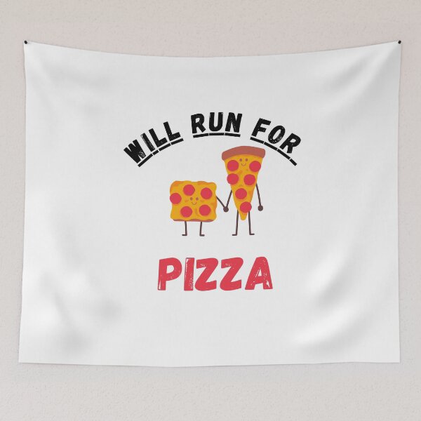 Item preview, Will Run For Pizza designed and sold by The Full Cart.