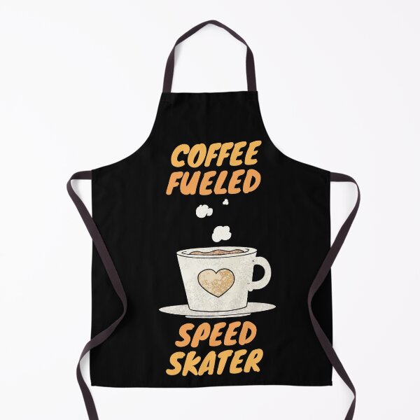 Item preview, coffee fueled speed skating enthusiast designed and sold by SnowballStep.