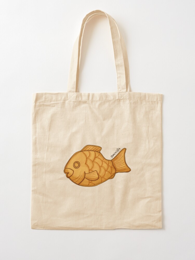 Taiyaki - the baked fish shaped pastry Tote Bag for Sale by Snacks-At-3