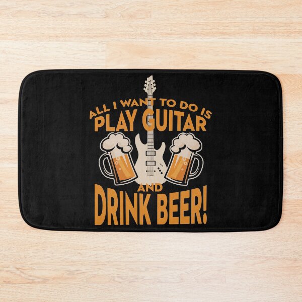 Item preview, Play Guitar And Drink Beer designed and sold by designbychow.