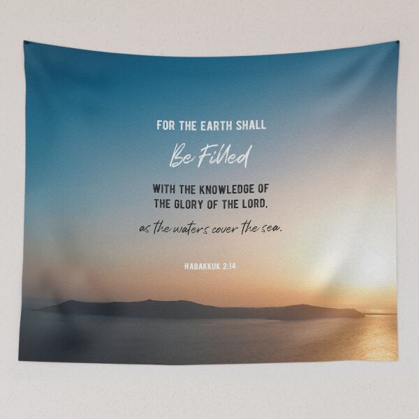 Item preview, Habakkuk 2 14 Bible verse designed and sold by yappei.