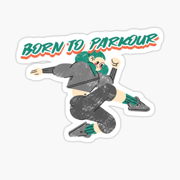 Item preview, Born To Parkour  designed and sold by joabaj.