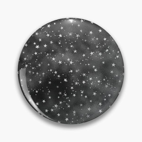 Item preview, Black and Silver Glitter Stars Pattern designed and sold by AnastasiaDesign.
