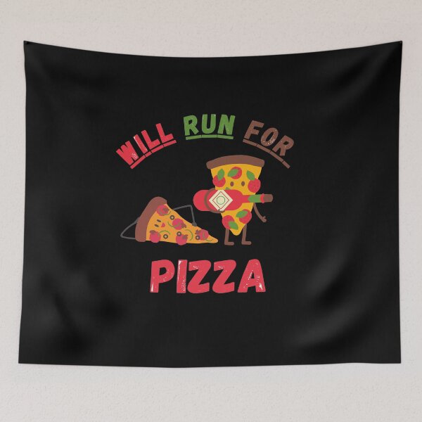 Item preview, Will Run For Pizza designed and sold by The Full Cart.