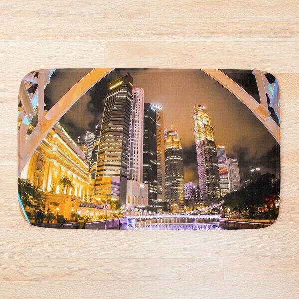 Item preview, Singapore CBD at Night | Raffles Place designed and sold by Desznr.