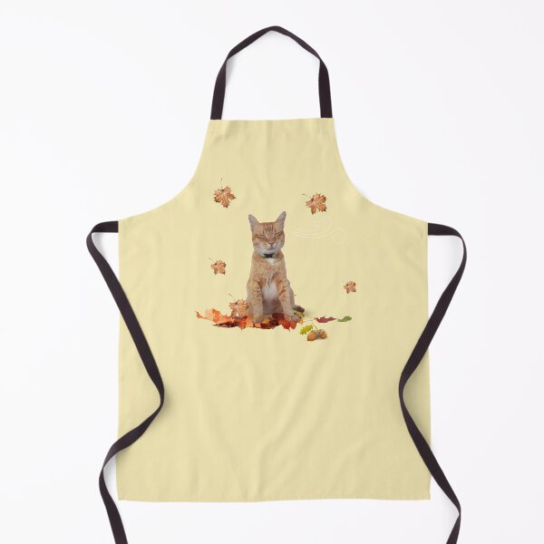 Item preview, Orange Cat Enjoying Autumn designed and sold by leBoosh-Designs.