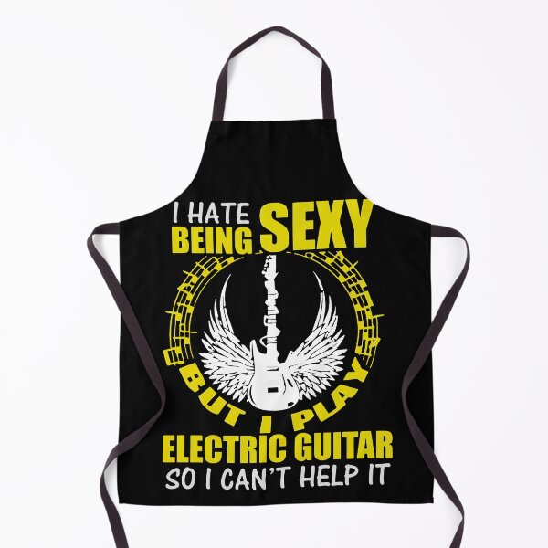 Item preview, I Hate Being Sexy But I Play Electric Guitar So I Can't Help It designed and sold by designbychow.