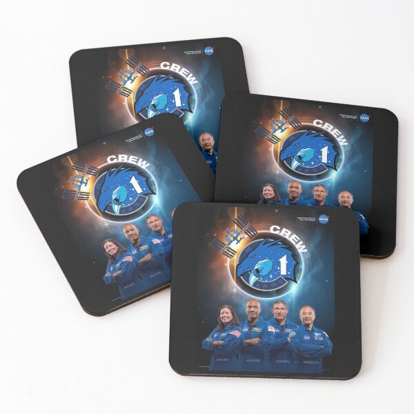 Item preview, NASA SpaceX Crew-1 Mission Poster designed and sold by jutulen.