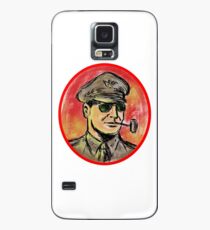 World War II General Corn Cob Pipe Watercolor Case/Skin for Samsung Galaxy