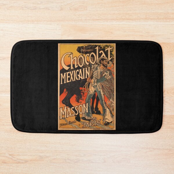 Item preview, retro chocolat mexicain masson paris vintage reclame designed and sold by CorasPosters.