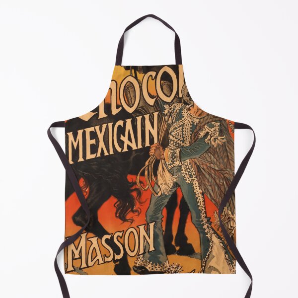 Item preview, retro chocolat mexicain masson paris vintage reclame designed and sold by CorasPosters.