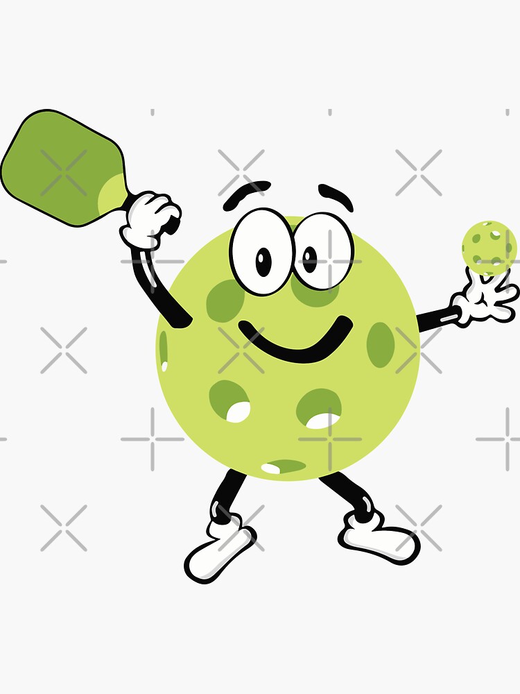 "Funny pickleball smile icon TTA" Sticker for Sale by lhk12345 Redbubble