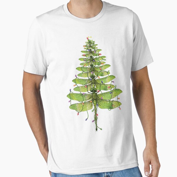 Item preview, Merry Christmas insect Lover Xmas Dragonfly Christmas Tree designed and sold by GaleBerry.