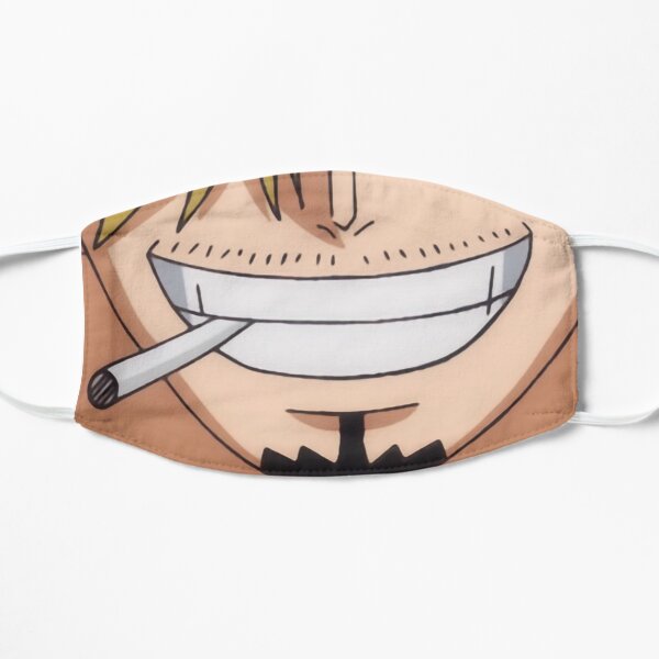 sanji mouth Flat Mask