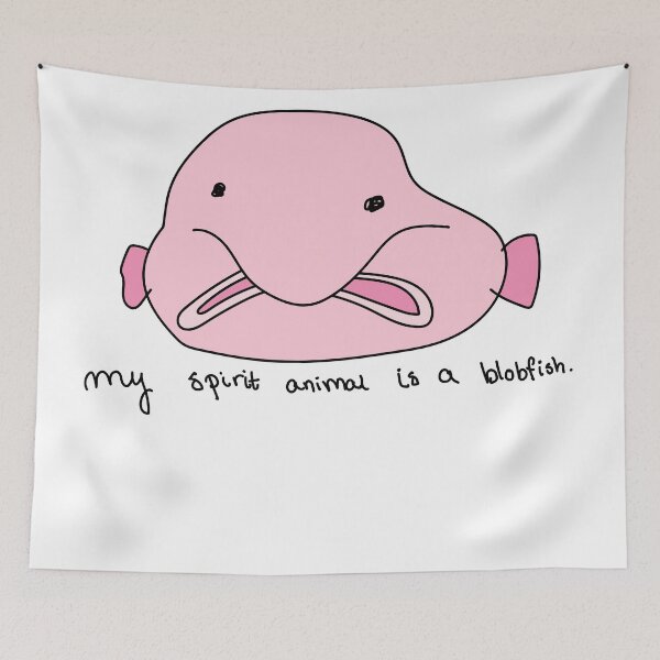Item preview, Funny Blobfish designed and sold by LemonbatStudio.