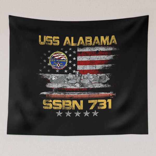 Item preview, USS Alabama SSBN 731 Submarine Badge Vintage designed and sold by Genesis68.
