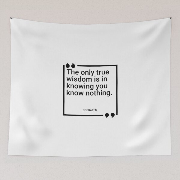 Item preview, Socrates - The only true wisdom is in knowing you know nothing. designed and sold by SocraticQuotes.