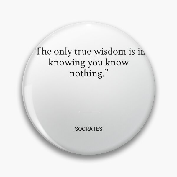 Item preview, Socrates - The only true wisdom is in knowing you know nothing. designed and sold by SocraticQuotes.