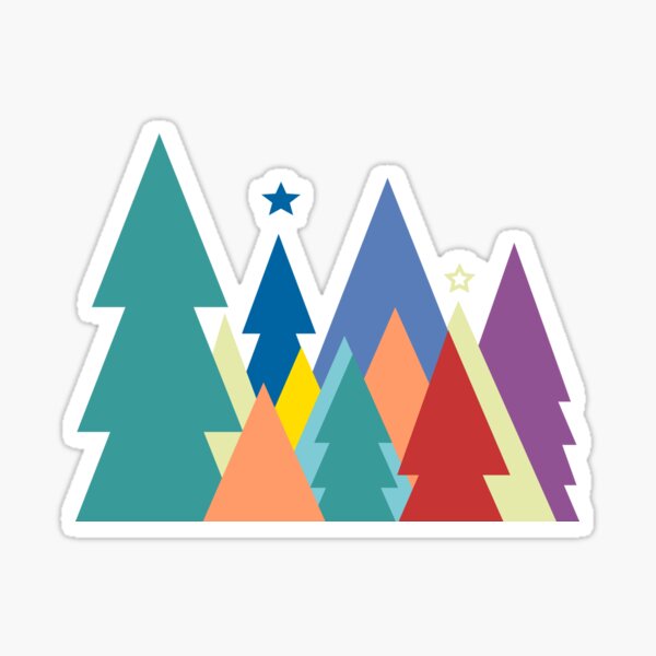 Item preview, graphic fir trees designed and sold by Kritzel-Claudi.