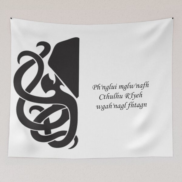 Item preview, Cthulhu R'lyeh wgah'nagl fhtagn designed and sold by Auraeon.