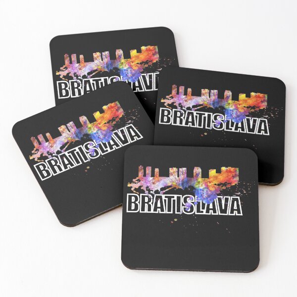 Item preview, Bratislava Slovakia skyline Slovak capital designed and sold by DerNerd.