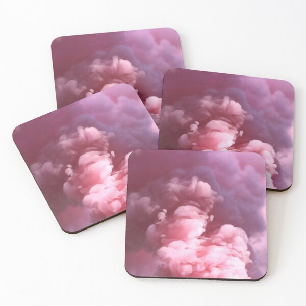 Item preview, Pink, Explosion, Smoke, Abstract, Colour designed and sold by Magic Love Art Print.