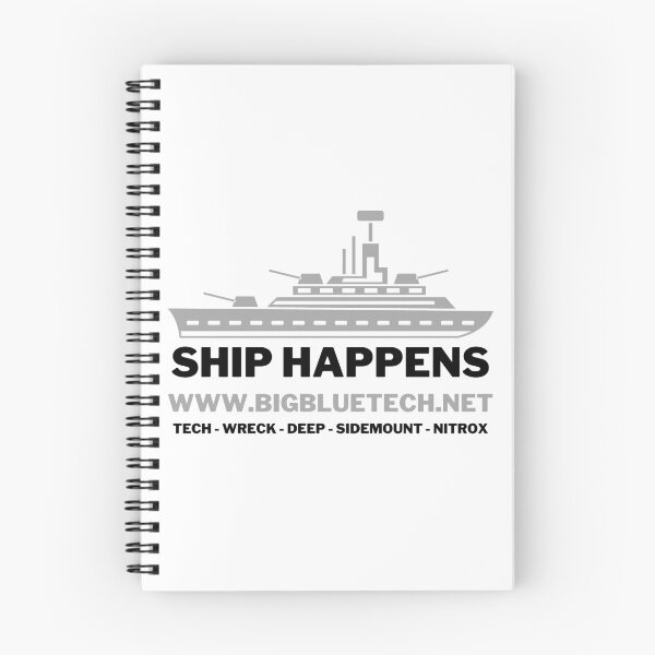 Item preview, Ship Happens - Big Blue Tech designed and sold by BigBlueDiving.