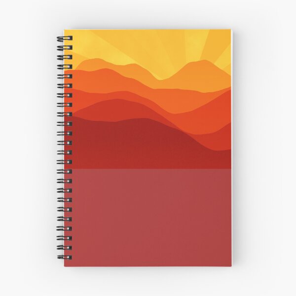 Item preview, Red, orange, yellow watercolor flat design with mountain landscape and lake. Iphone or Samsung phone Case & Cover designed and sold by RoManSmArt.