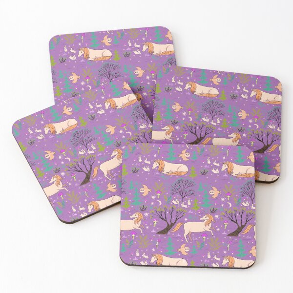 Item preview, Magic forest with unicorns designed and sold by burbura.