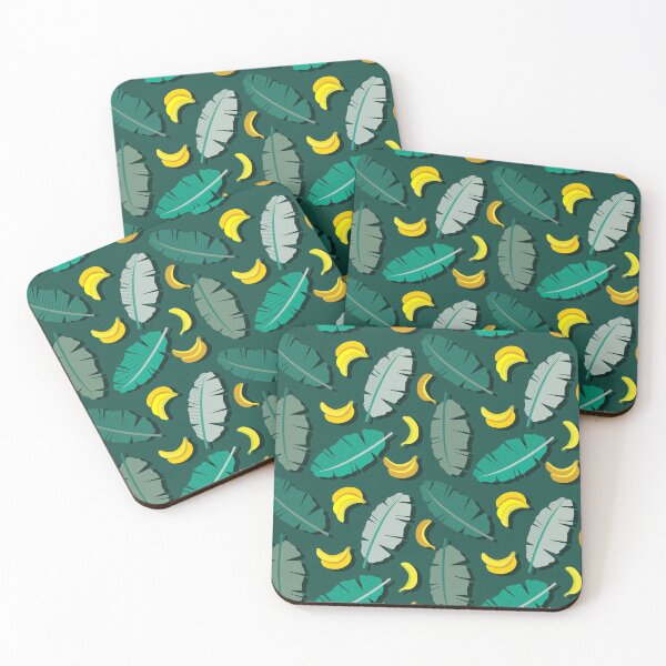 Item preview, Tropical Banana & Leaves Pattern designed and sold by lanolga.
