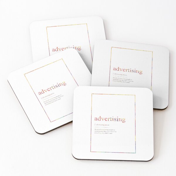 Item preview, Advertising Watercolor Map  Quote Definition Des designed and sold by vividpixelusa.