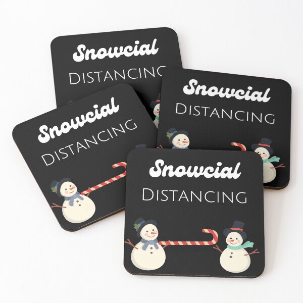 Item preview, Snowcial Distancing this Christmas Quarantined designed and sold by Pandoras-Boxx.