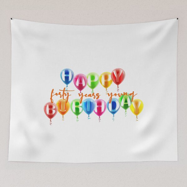 Item preview, Forty Years Young designed and sold by PawsitiveMum.
