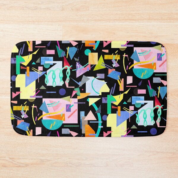 Item preview, Geometric pop pattern - Black designed and sold by ninoladesign.