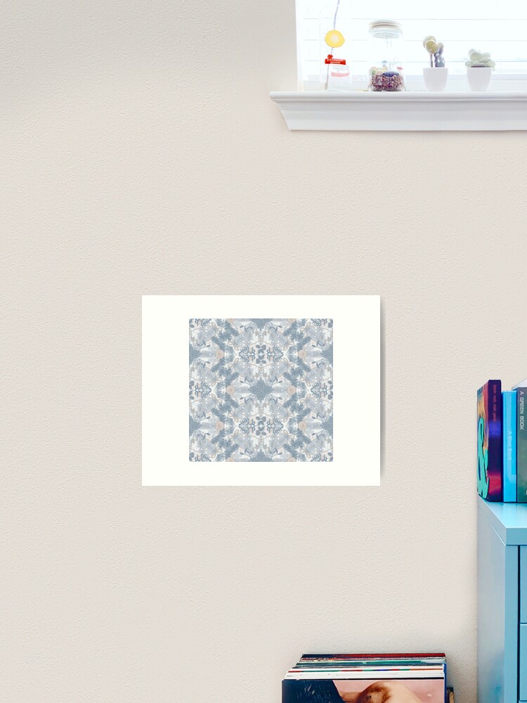 Thumbnail 2 of 3, Art Print, Winter Evergreens Surface Pattern Design designed and sold by karolfuldesigns.