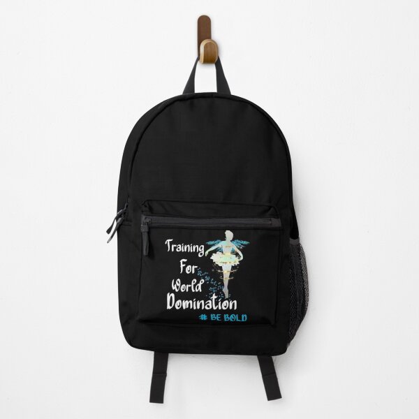 Vista previa del artículo con la obra «Entrenamiento para la dominación del mundo del ballet Fondo negro La vida del bailarín», diseñado y vendido por sarahedgecumbe.