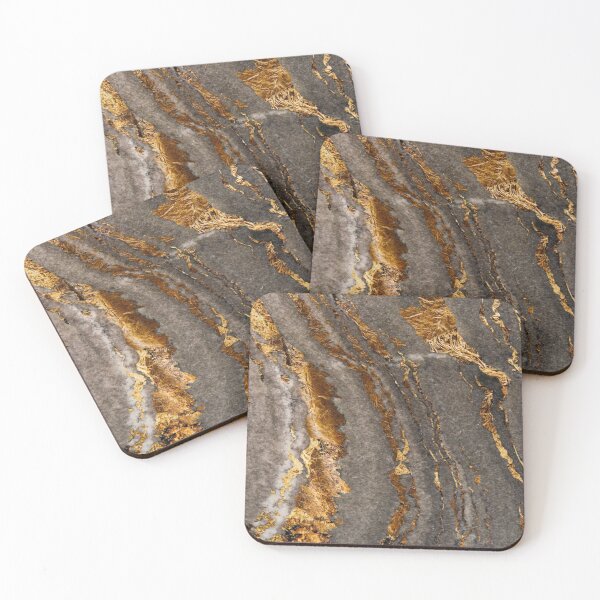 Item preview, Gold and grey marble designed and sold by amz21.