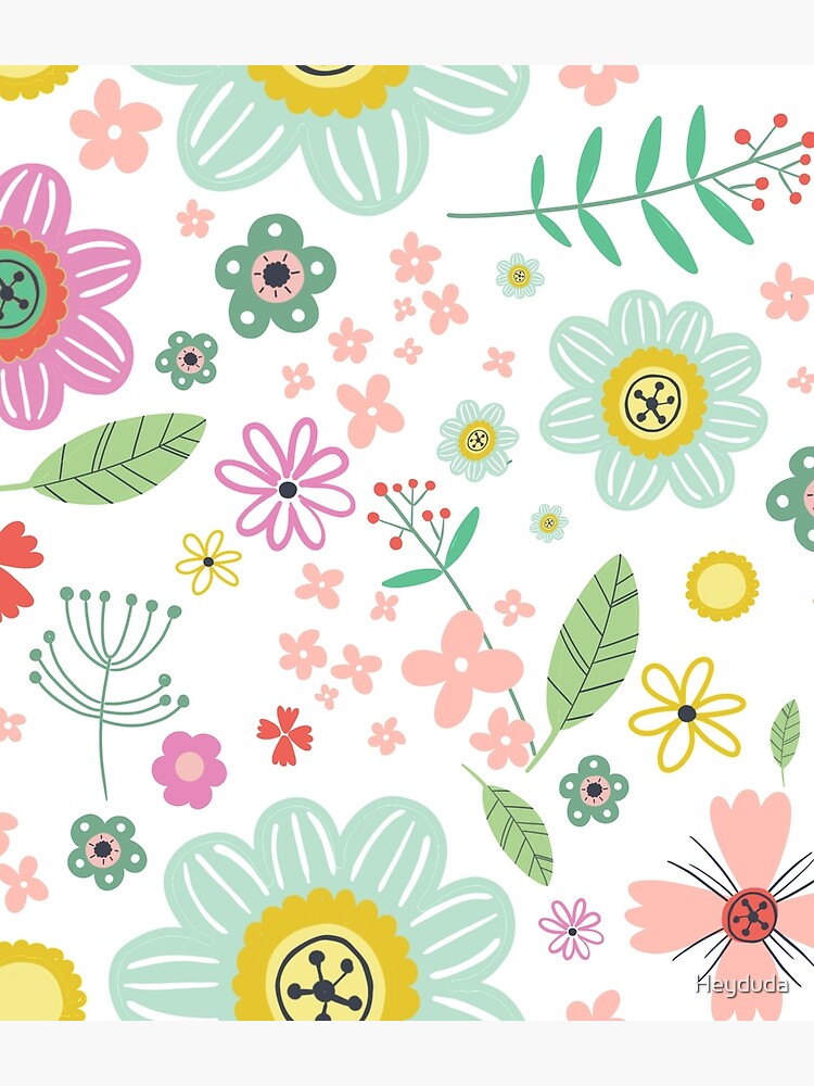Spring floral pattern by Heyduda